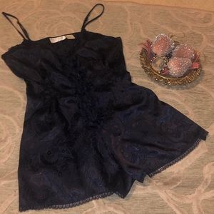 NWOT🌷VINTAGE🌷VICTORIA’S SECRET🌷Dark blue teddy
